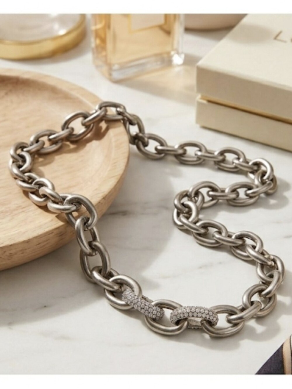 Loft chain link necklace  22"